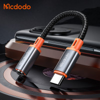 Mcdodo CA-7561 Typ-C auf DC3.5 Buchse Audiokabel Adapter 11cm USB-C, grau