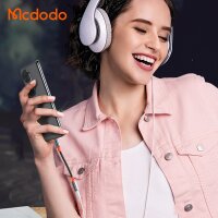 Mcdodo CA-7561 Typ-C auf DC3.5 Buchse Audiokabel Adapter 11cm USB-C, grau