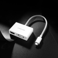 Ugreen Multifunktionaler USB HUB - 4 x USB 3.0 Verteiler Super Speed Adapter 1m Weiß (CR113)
