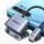Ugreen USB Typ C (männlich) - USB Typ C PD QC (weiblich) + 3,5mm Miniklinke (weiblich) Audio Adapter grau