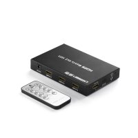 Ugreen Splitter 4x HDMI (Eingang) auf 2x HDMI (Ausgang) Splitter Schalter 4K / FullHD schwarz