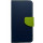 Buch Tasche "Fancy" kompatibel mit SAMSUNG GALAXY XCOVER 5 EE (Enterprise Edition) Handy Hülle Etui Brieftasche Schutzhülle mit Standfunktion, Kartenfach Blau-Grün