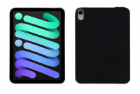 Silikon Hülle Bumper Schwarz kompatibel mit iPad Mini 6 2021 Case TPU Soft Handyhülle Cover Schutzhülle
