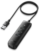 UGREEN CM416 4in1 USB auf 4x USB Adapter Netzteil...