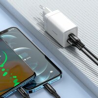 Mcdodo 47W GaN Wandladegerät 1x PD USB-C (Typ-C) 1x USB Anschluss Handy-Ladegerät Schnell-Ladegerät weiß