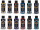 Rich Acrylfarben Metallic, 12 Metallic Farben Set in 120ml. - Gesättigte Farbpigmente - Acryl metallic Farben für Hobby, Leinwand & Künstler, Anfänger