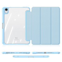 Dux Ducis Toby Eco-Leather Tablet-Ledertasche Schale Cover für Xiaomi Mi Pad 5 mit Smart-Sleep Funktion Wake-Up Stifthalter Schutzhülle Blau