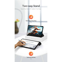 Dux Ducis Buch Tasche Hartschale mit Smart Sleep Standfunktion kompatibel mit Samsung Galaxy Tab S8 Plus (SM-X800) Tablet Hülle Etui Brieftasche Schutzhülle Schwarz
