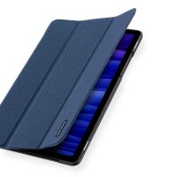 Dux Ducis Buch Tasche Hartschale mit Smart Sleep Standfunktion kompatibel mit Samsung Galaxy Tab S8 Plus (SM-X800) Tablet Hülle Etui Brieftasche Schutzhülle Blau