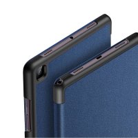 Dux Ducis Buch Tasche Hartschale mit Smart Sleep Standfunktion kompatibel mit Samsung Galaxy Tab S8 Plus (SM-X800) Tablet Hülle Etui Brieftasche Schutzhülle Blau