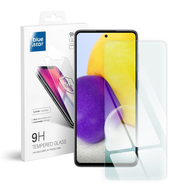 Schutzglas 9H kompatibel mit Samsung Galaxy A73 5G Displayschutzfolie Panzerfolie Passgenau Glas