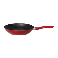 Bratpfanne "FFP" Serie Stielpfanne Ø28cm Induktion Braten Steak Schmorpfanne Grill Pfanne Rot