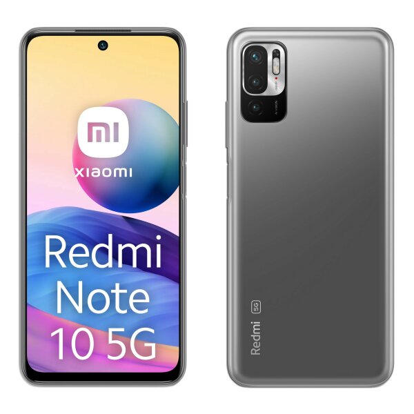 Silikon Hülle Basic kompatibel mit XIAOMI REDMI NOTE 10 5G Case TPU Soft Handy Cover Schutz Transparent