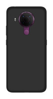 Silikon Hülle Basic kompatibel mit Nokia 5.4 Case TPU Soft Handy Cover Schutz Schwarz