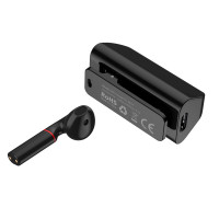 XO Bluetooth Headset Ohrhörer BE27 V5.0 300mAh Musik-Player, 360 Stereo Sound, schwarz