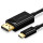 Ugreen unidirektionales USB Typ C auf Display Port 4K 1,5 m Schwarz (MM139) Adapterkabel