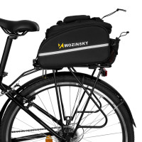 WOZINSKY Fahrradtasche Gepäckträgertasche, Fahrradtasche für Gepäckträger, Wasserdichte Reisetasche für Fahrrad, Mountainbike, Ebike, MTB, Rennradtasche, Fahrradträgertasche, 35 L