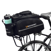 WOZINSKY Fahrradtasche Gepäckträgertasche, Fahrradtasche für Gepäckträger, Wasserdichte Reisetasche für Fahrrad, Mountainbike, Ebike, MTB, Rennradtasche, Fahrradträgertasche, 35 L