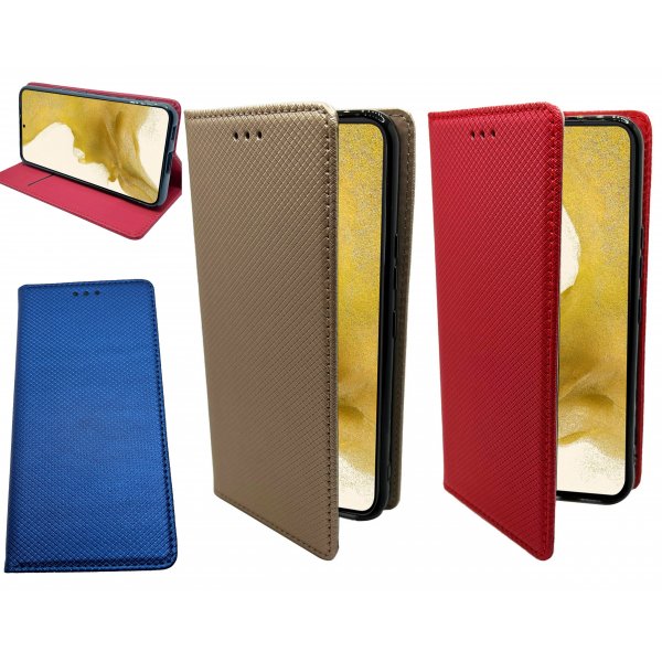 Buch Tasche "Smart" kompatibel mit SAMSUNG GALAXY S22 Plus (SM-906B) Handy Hülle Etui Brieftasche Schutzhülle mit Standfunktion, Kartenfach