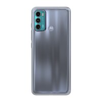 Silikon Hülle Basic kompatibel mit MOTOROLA MOTO G60 Case TPU Soft Handy Cover Schutz Transparent