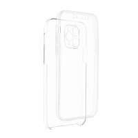 TPU 360° Rundum Full Body SchutzHülle kompatibel mit Samsung Galaxy S22 Plus (SM-906B) Silikon Hülle Etui Case Cover Silikontasche in Transparent