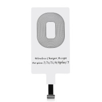 Choetech Microfaser Wireless Charger Ladeadapter Receiver Empfänger iPhone Stecker kompatibel iPhone