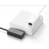 Ugreen externer Netzwerkadapter RJ45 - USB 3.2 Gen 1 (1000 Mbps / 1 Gbps) Gigabit Ethernet weiß