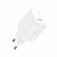 Acefast GaN Schnell-Ladegerät GaN USB Typ C 30W, PD, QC 3.0, AFC, FCP Netzteil Adapter weiß