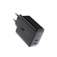 Acefast Dual Ladegerät 2x USB Typ C 40W, PPS, PD, QC...