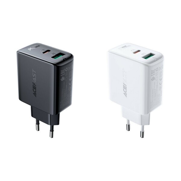 Acefast Wandladegerät Netzteil Adapter Schnell-Ladegerät USB Typ C / USB 32W, PPS, PD, QC 3.0, AFC, FCP