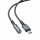 Acefast USB-Typ-C-Audiokabel - 3,5-mm-Miniklinke (weiblich) 18 cm, AUX-Grau