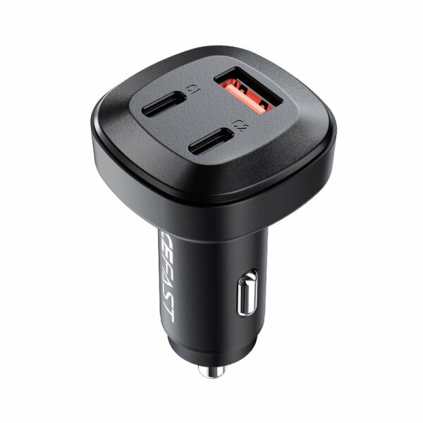 Acefast Autoladegerät 66W 2x USB Typ C / USB, PPS, Power Delivery, Quick Charge 4.0, AFC, FCP, SCP schwarz