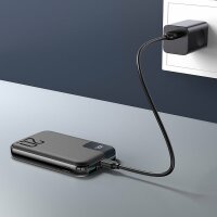 Joyroom Starchi Powerbank 10000mAh 20W Power Delivery Schnellladung 2x USB / 1x USB Typ C schwarz