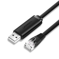 Ugreen Konsolenkabel USB - Ethernet RJ45 1,5m Flat Kabel...