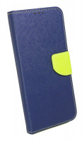 Buch Tasche "Fancy" kompatibel mit Motorola Moto G 5G Handy Hülle Etui Brieftasche Schutzhülle mit Standfunktion, Kartenfach Blau-Grün