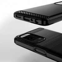 Silikon Hülle Bumer Carbon kompatibel mit OnePlus...
