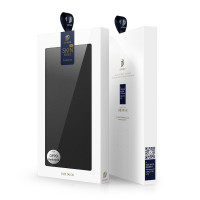 Buch Tasche "Dux Ducis" kompatibel mit Realme 8i Handy Hülle Etui Brieftasche Schutzhülle mit Standfunktion, Kartenfach Schwarz