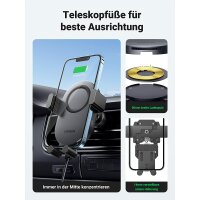 UGREEN Automatischer Induktion Wireless Charger 15W ladegerät für Autos induktive Ladehalterung