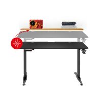 huzaro Hero 8.5 XXL Gaming Elektrisch Schreibtisch 140 cm x 119 cm x 60 cm Höhenvestellbar Ergonomisch Motor