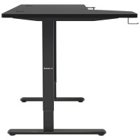 huzaro Hero 9.0 XXL Büro Gaming Elektrisch Schreibtisch 140 cm x 120 cm x 90 cm Höhenvestellbar Ergonomisch Motor Ecke