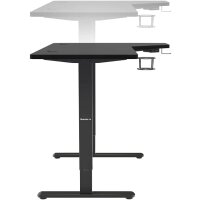 huzaro Hero 9.0 XXL Büro Gaming Elektrisch Schreibtisch 140 cm x 120 cm x 90 cm Höhenvestellbar Ergonomisch Motor Ecke