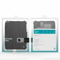 Nillkin Bumper Leather Case Pro Gepanzertes Smart Cover mit Kameratasche und Ständer kompatibel mit iPad Mini 2021