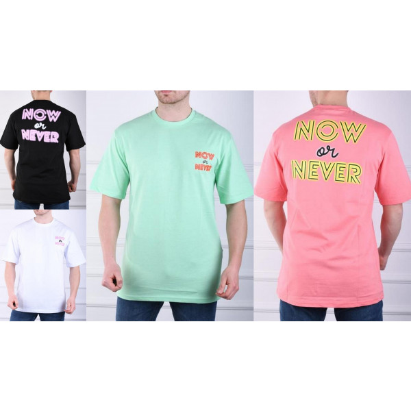 Herren T-Shirt Basic Long Tee Designer Shirt Tee Sommer Oversize TS-5004