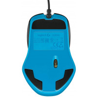 Logitech G300s Gaming-Maus mit 2,5K DPI Sensor, USB-Anschluss, RGB-Beleuchtung, 9 programmierbare Tasten, Taste zur DPI-Umschaltung, anpassbare Spielprofile, Ultraleicht, PC/Mac - Schwarz