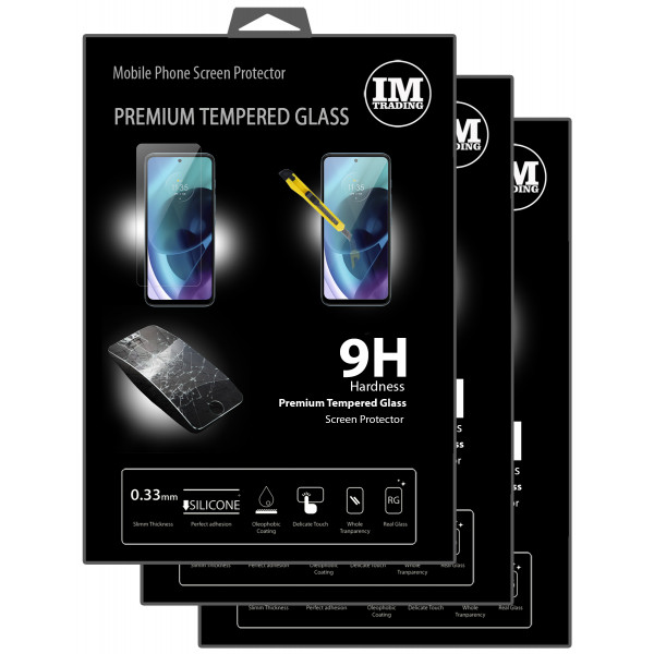 3X Schutz Glas 9H Tempered Glass Display Schutz Folie Display Glas Screen Protector kompatibel mit Motorola Moto G71 5G
