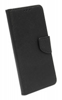 Buch Tasche "Fancy" kompatibel mit SAMSUNG GALAXY S22 PLUS Handy Hülle Etui Brieftasche Schutzhülle mit Standfunktion, Kartenfach Schwarz