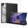 Dux Ducis Toby Eco-Leather Tablet-Ledertasche Schale Cover für Samsung Galaxy Tab A8 10.5  2021 mit Smart-Sleep Funktion Wake-Up Stifthalter Schutzhülle Schwarz