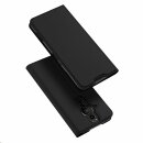 Buch Tasche "Dux Ducis" kompatibel mit Sony Xperia Pro-I Handy Hülle Etui Brieftasche Schutzhülle mit Standfunktion, Kartenfach schwarz