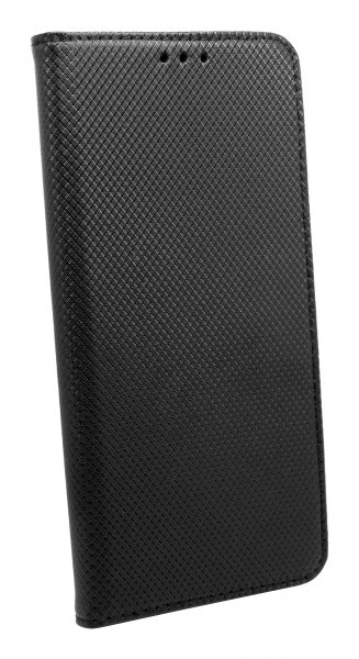 Buch Tasche "Smart" kompatibel mit Realme C11 Handy Hülle Etui Brieftasche Schutzhülle mit Standfunktion, Kartenfach Schwarz