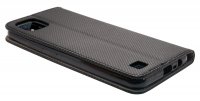 Buch Tasche "Smart" kompatibel mit Realme C11 Handy Hülle Etui Brieftasche Schutzhülle mit Standfunktion, Kartenfach Schwarz